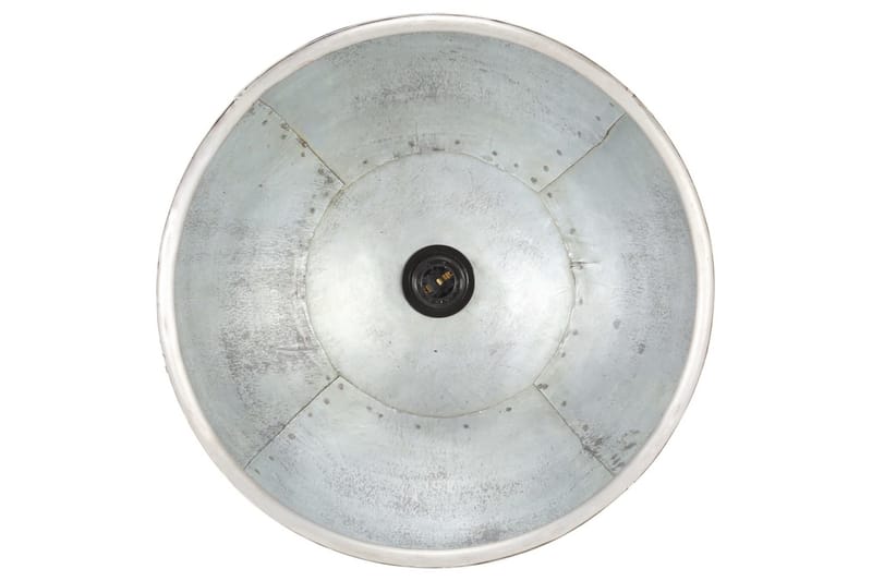 Hänglampa industriell vintage 25 W silver rund 40 cm E27 - Silver - Belysning - Inomhusbelysning & lampor - Fönsterlampor & fönsterbelysning - Fönsterlampa hängande