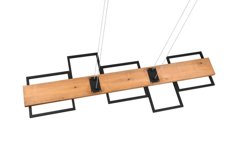 Harper LED Taklampa mattsvart/ trä - Trä - Belysning - Inomhusbelysning & lampor - Fönsterlampor & fönsterbelysning - Fönsterlampa hängande