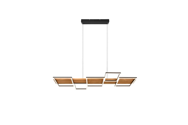 Harper LED Taklampa mattsvart/ trä - Trä - Belysning - Inomhusbelysning & lampor - Fönsterlampor & fönsterbelysning - Fönsterlampa hängande