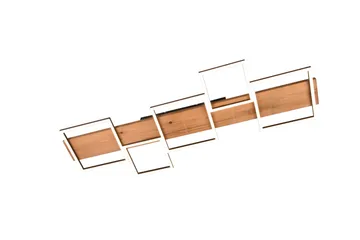 Harper LED Plafond 115 cm mattsvart/ trä - Trä - Belysning - Inomhusbelysning & lampor - Fönsterlampor & fönsterbelysning - Fönsterlampa hängande