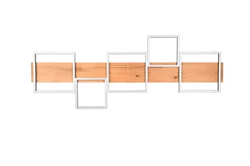 Harper LED Plafond 115 cm mattsvart/ trä - Trä - Belysning - Inomhusbelysning & lampor - Fönsterlampor & fönsterbelysning - Fönsterlampa hängande