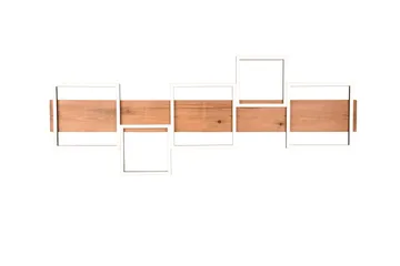 Harper LED Plafond 115 cm mattsvart/ trä - Trä - Belysning - Inomhusbelysning & lampor - Fönsterlampor & fönsterbelysning - Fönsterlampa hängande