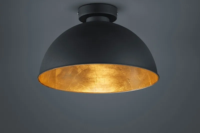 Jimmy Plafond E27 svart/ guld - Svart/Guld - Belysning - Inomhusbelysning & lampor - Fönsterlampor & fönsterbelysning - Fönsterlampa hängande