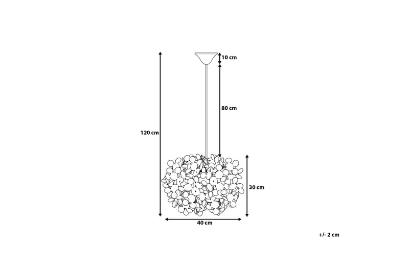 Lamone Taklampa 40 cm - Vit - Belysning - Inomhusbelysning & lampor - Fönsterlampor & fönsterbelysning - Fönsterlampa hängande