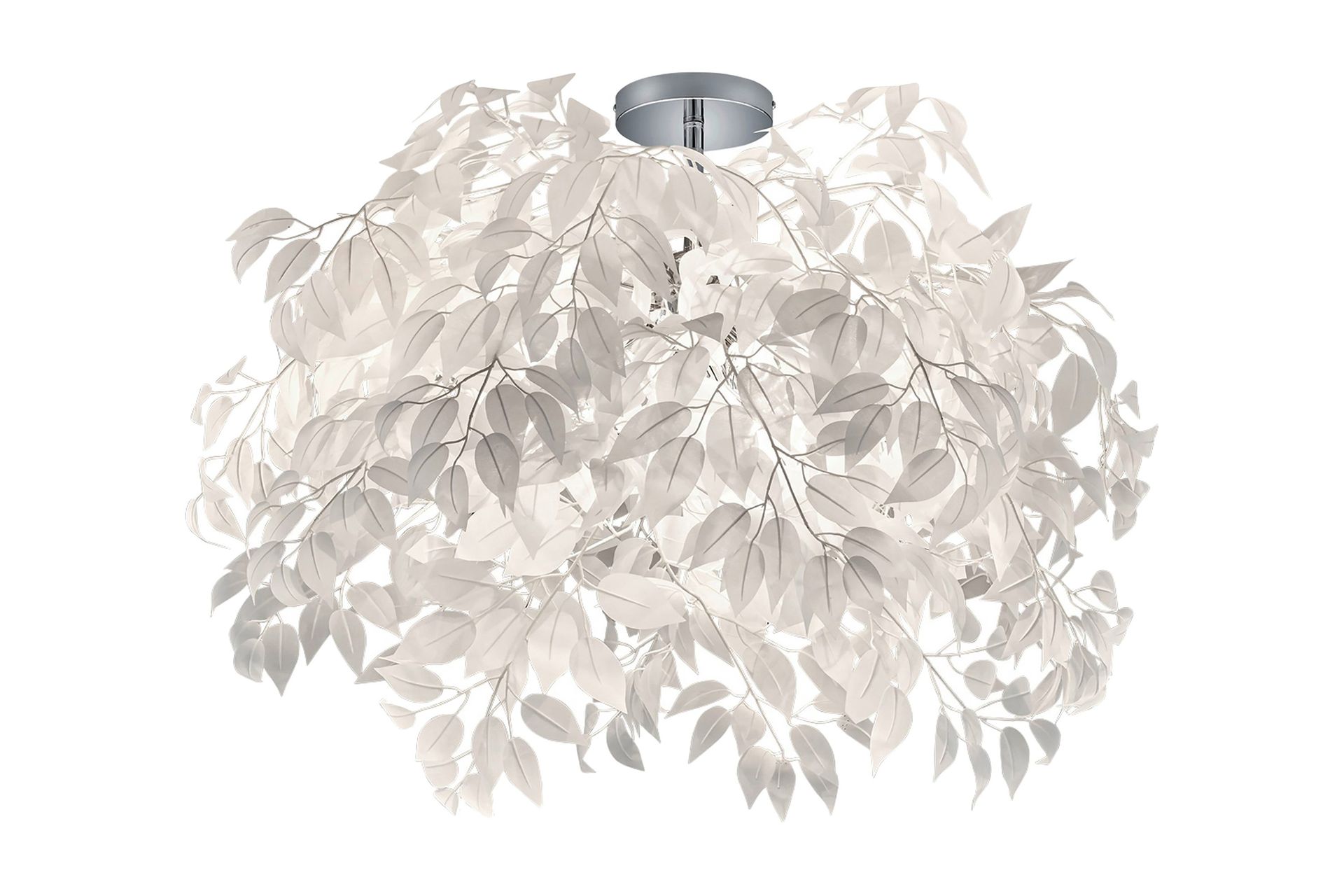 Leavy Plafond 70cm 3L E27 vit - Vit