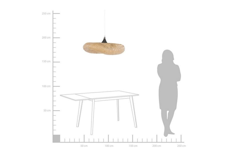LOBINSTOWN Taklampa Liten Bambu/Ljusbrun - Belysning - Inomhusbelysning & lampor - Fönsterlampor & fönsterbelysning - Fönsterlampa hängande