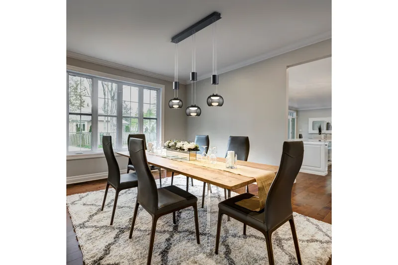 Madison LED Taklampa 3L mattsvart - Matt svart - Belysning - Inomhusbelysning & lampor - Fönsterlampor & fönsterbelysning - Fönsterlampa hängande