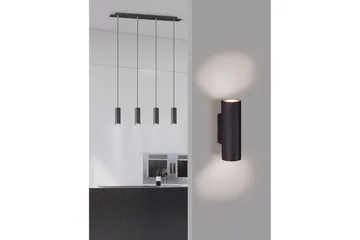 Marley Taklampa 4L GU10 mattsvart - Matt svart - Belysning - Inomhusbelysning & lampor - Fönsterlampor & fönsterbelysning - Fönsterlampa hängande