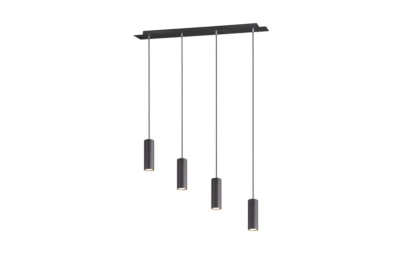 Marley Taklampa 4L GU10 mattsvart - Matt svart - Belysning - Inomhusbelysning & lampor - Fönsterlampor & fönsterbelysning - Fönsterlampa hängande