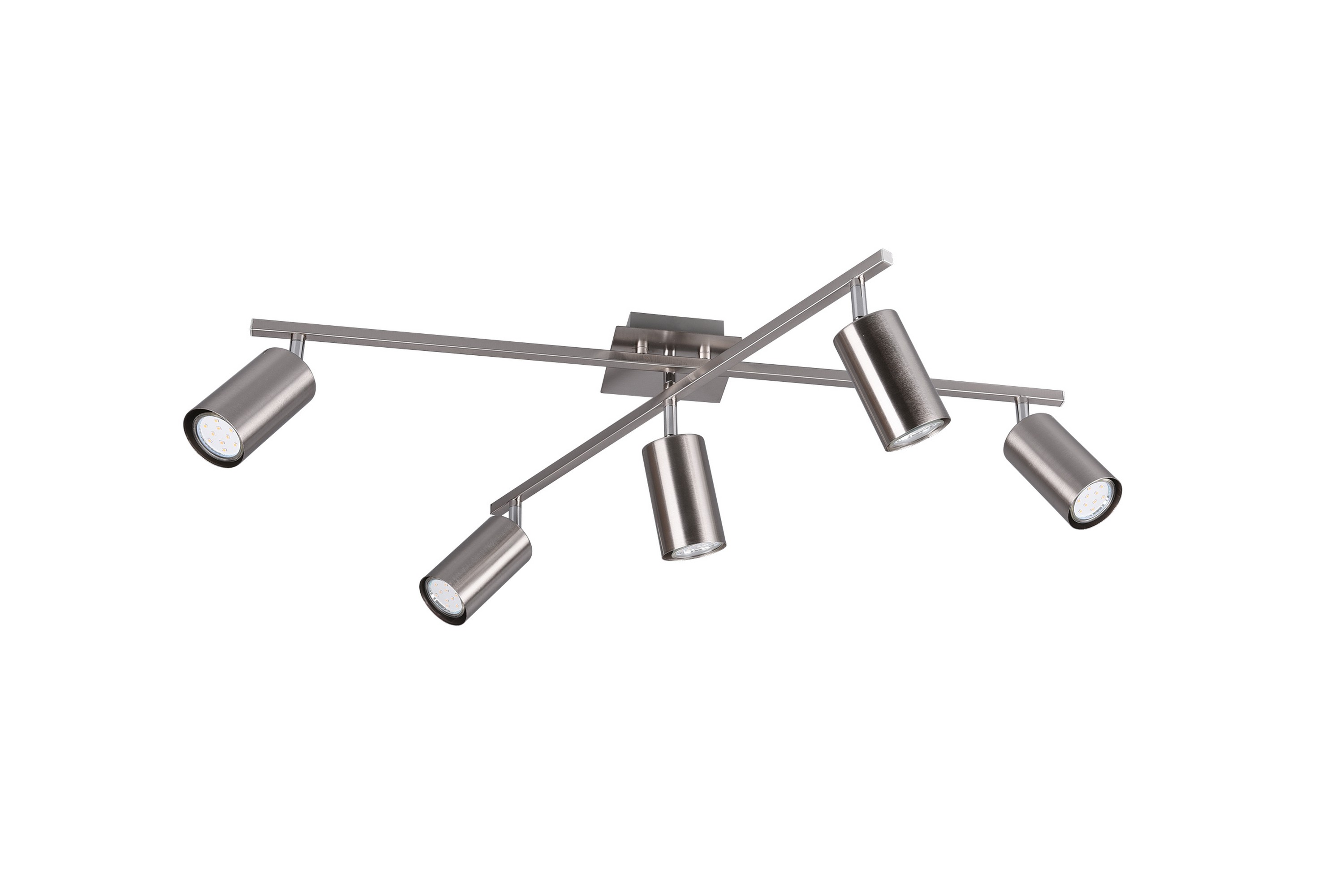 MARLEY Taklampa - Borstad stål