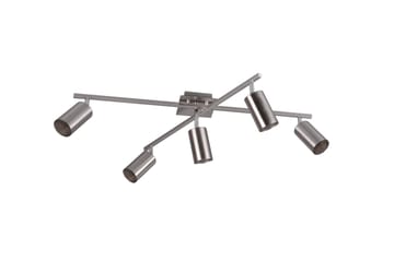Marley Plafond 5L  GU10 borstad stål - Borstad stål - Belysning - Inomhusbelysning & lampor - Fönsterlampor & fönsterbelysning - Fönsterlampa hängande