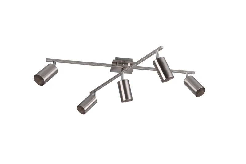 Marley Plafond 5L  GU10 borstad stål - Borstad stål - Belysning - Inomhusbelysning & lampor - Fönsterlampor & fönsterbelysning - Fönsterlampa hängande