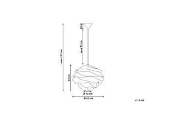 Nile Taklampa 41 cm - Vit - Belysning - Inomhusbelysning & lampor - Fönsterlampor & fönsterbelysning - Fönsterlampa hängande