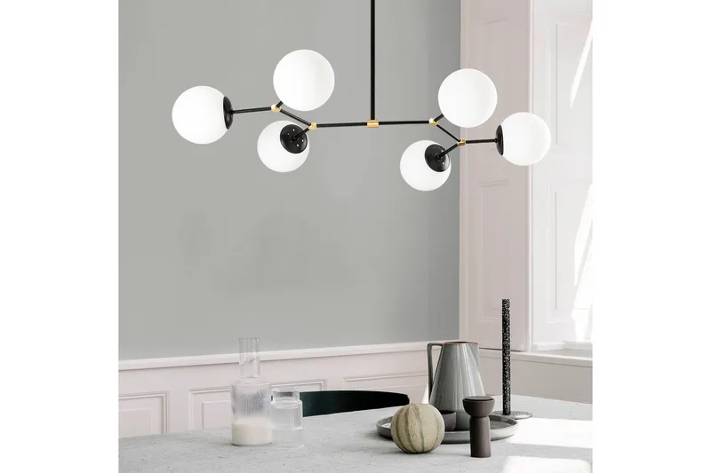 Opviq Damar Taklampa - Svart/Vit - Belysning - Inomhusbelysning & lampor - Fönsterlampor & fönsterbelysning - Fönsterlampa hängande