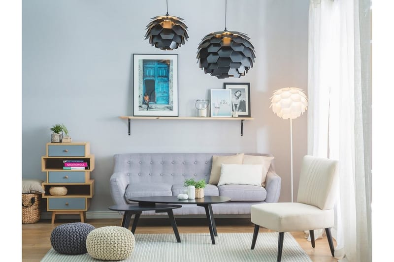 Segre Taklampa 40 cm, Svart