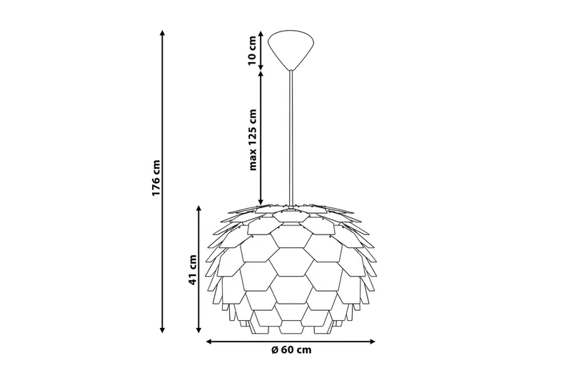 Segre Taklampa 60 cm - Koppar - Belysning - Inomhusbelysning & lampor - Fönsterlampor & fönsterbelysning - Fönsterlampa hängande