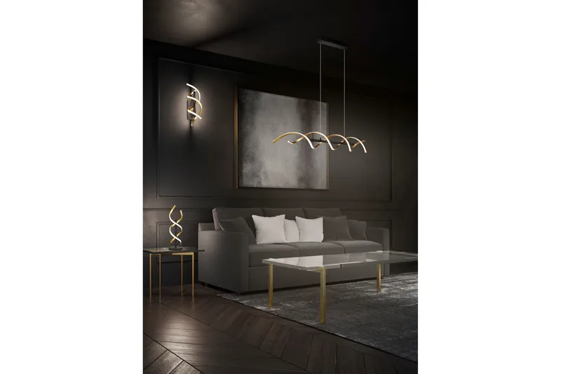 Sequence LED Taklampa mattmässing/ mattsvart - Matt mässing/Matt svart - Belysning - Inomhusbelysning & lampor - Fönsterlampor & fönsterbelysning - Fönsterlampa hängande