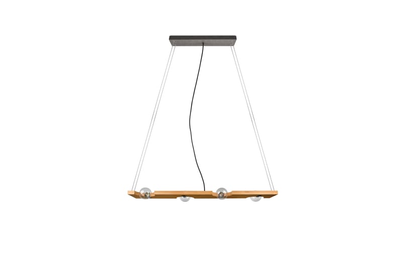 TAILOR Pendellampa 115 cm 4xE27 Trä - Trä - Belysning - Inomhusbelysning & lampor - Fönsterlampor & fönsterbelysning - Fönsterlampa hängande