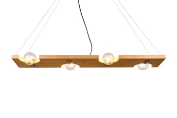Tailor Pendellampa 115 cm 4xE27 Trä - Trä - Belysning - Inomhusbelysning & lampor - Fönsterlampor & fönsterbelysning - Fönsterlampa hängande