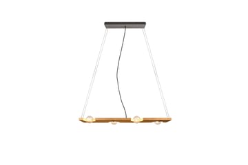 Tailor Pendellampa 115 cm 4xE27 Trä - Trä - Belysning - Inomhusbelysning & lampor - Fönsterlampor & fönsterbelysning - Fönsterlampa hängande