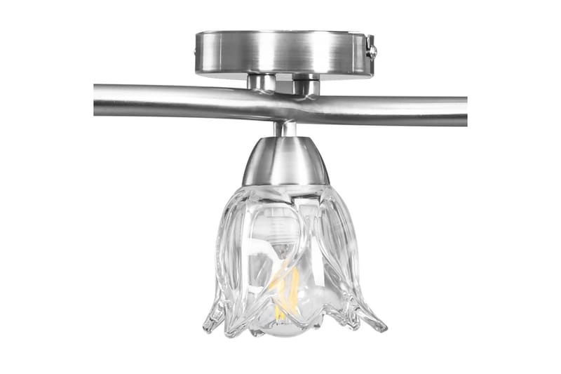 Taklampa med transparenta glasskärmar för 3 E14-lampor tulpa - Transparent - Belysning - Inomhusbelysning & lampor - Fönsterlampor & fönsterbelysning - Fönsterlampa hängande