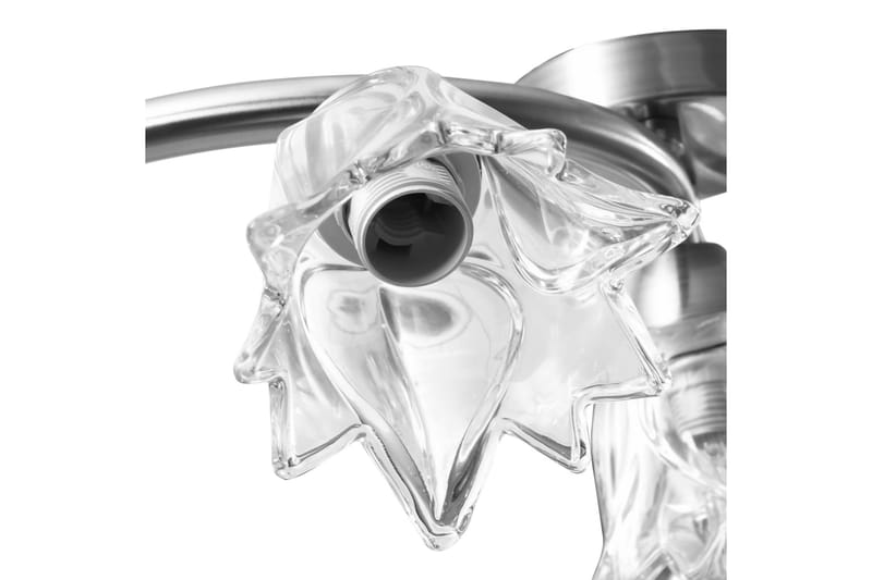 Taklampa med transparenta glasskärmar för 5 E14-lampor tulpa - Transparent - Belysning - Inomhusbelysning & lampor - Fönsterlampor & fönsterbelysning - Fönsterlampa hängande