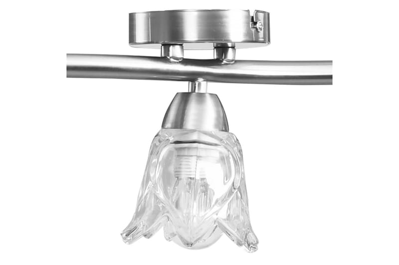 Taklampa med transparenta glasskärmar för 5 E14-lampor tulpa - Transparent - Belysning - Inomhusbelysning & lampor - Fönsterlampor & fönsterbelysning - Fönsterlampa hängande