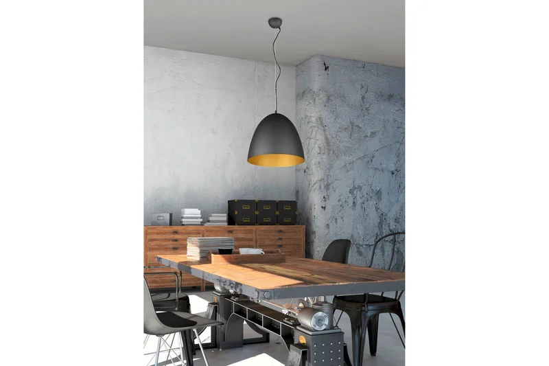 Tilda Taklampa 40 cm E27 mattsvart/ guld - Matt svart/Guld - Belysning - Inomhusbelysning & lampor - Fönsterlampor & fönsterbelysning - Fönsterlampa hängande