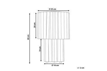 Gozocap Bordslampa 40 cm E27 - Vit - Belysning - Inomhusbelysning & lampor - Fönsterlampor & fönsterbelysning - Fönsterlampa på fot