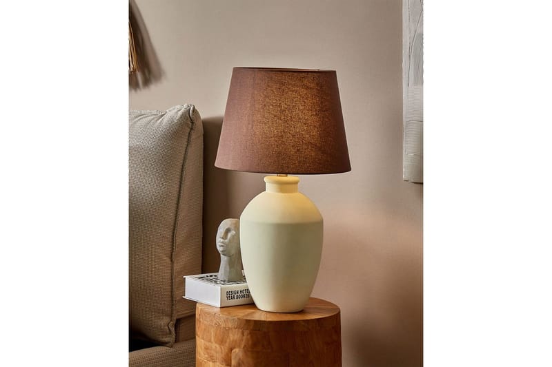 Gyaros Bordslampa 55 cm E27 - Off White/Brun - Belysning - Inomhusbelysning & lampor - Fönsterlampor & fönsterbelysning - Fönsterlampa på fot