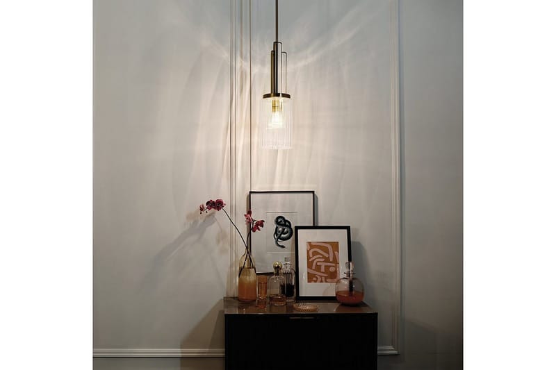 Hänglampa Kichler Kimrose Borstad naturlig mässing - Borstad naturlig mässing - Belysning - Inomhusbelysning & lampor - Fönsterlampor & fönsterbelysning - Fönsterlampa hängande