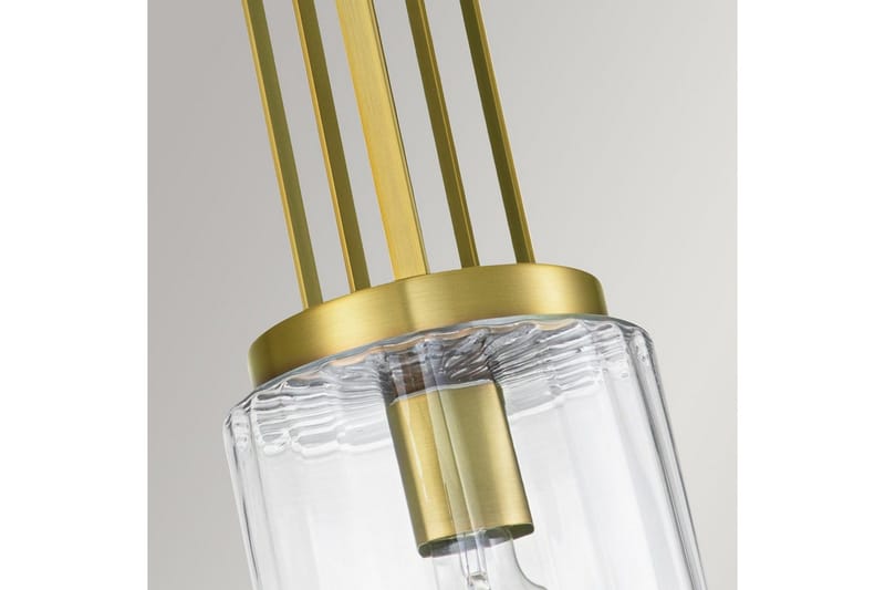 Hänglampa Kichler Kimrose Borstad naturlig mässing - Borstad naturlig mässing - Belysning - Inomhusbelysning & lampor - Fönsterlampor & fönsterbelysning - Fönsterlampa hängande