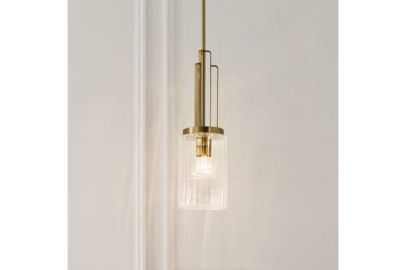 Hänglampa Kichler Kimrose Borstad naturlig mässing - Borstad naturlig mässing - Belysning - Inomhusbelysning & lampor - Fönsterlampor & fönsterbelysning - Fönsterlampa hängande