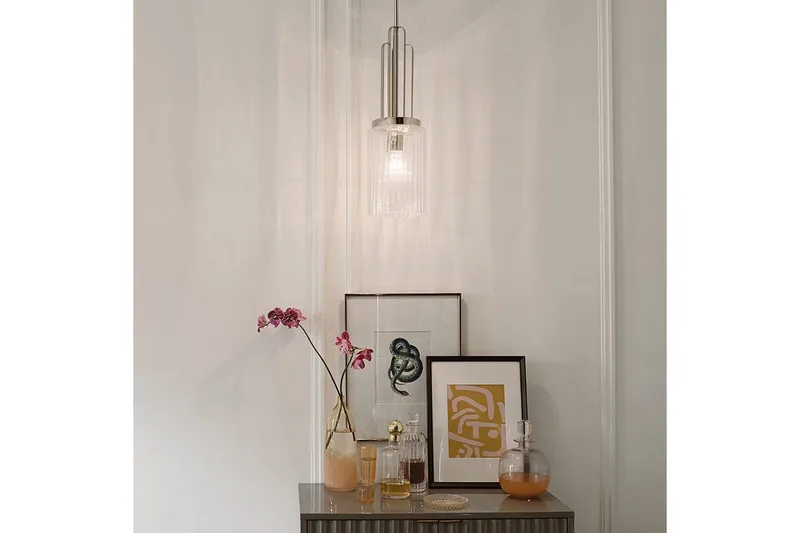 Hänglampa Kichler Kimrose Polerad Nickel - Polerad Nickel - Belysning - Inomhusbelysning & lampor - Fönsterlampor & fönsterbelysning - Fönsterlampa hängande