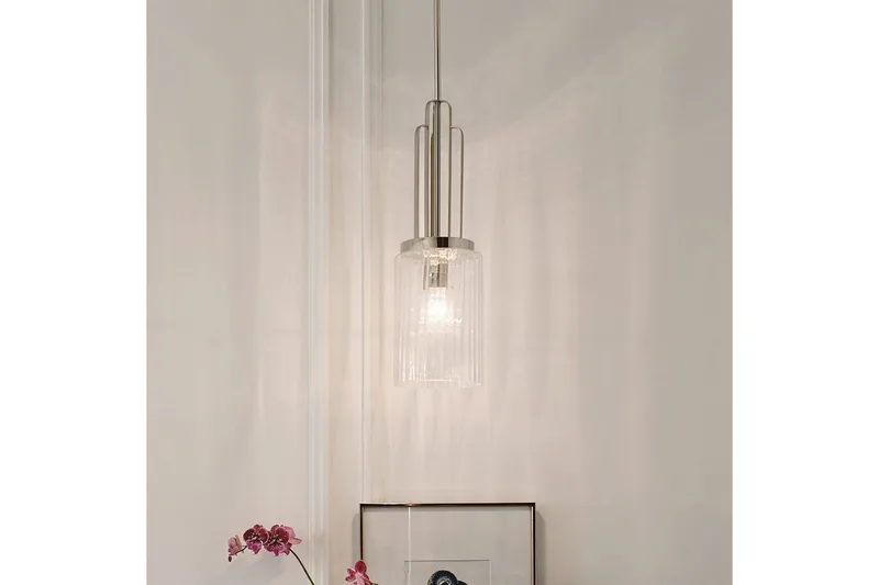 Hänglampa Kichler Kimrose Polerad Nickel - Polerad Nickel - Belysning - Inomhusbelysning & lampor - Fönsterlampor & fönsterbelysning - Fönsterlampa hängande