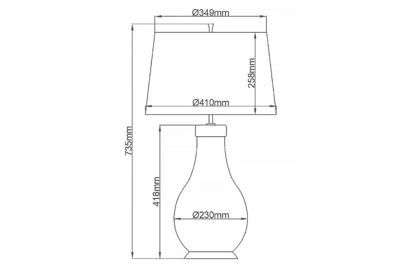 Havering Quintiesse Bordslampa - Turquoise||Brass - Belysning - Inomhusbelysning & lampor - Fönsterlampor & fönsterbelysning - Fönsterlampa på fot
