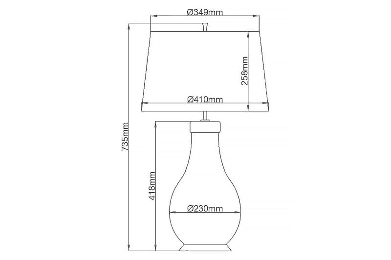 Havering Quintiesse Bordslampa - Turquoise||Brass - Belysning - Inomhusbelysning & lampor - Fönsterlampor & fönsterbelysning - Fönsterlampa på fot