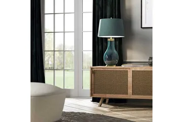 Havering Quintiesse Bordslampa - Turquoise||Brass - Belysning - Inomhusbelysning & lampor - Fönsterlampor & fönsterbelysning - Fönsterlampa på fot