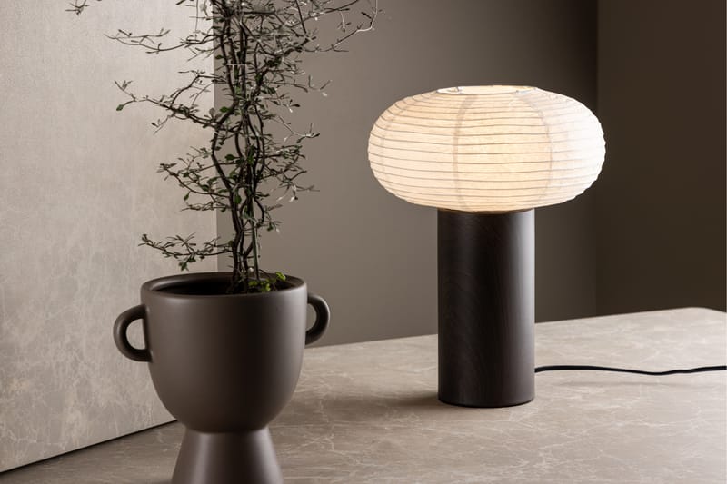 HOVFJÄLLET Bordslampa 32,5 cm Beige - Venture Home - Sängbordslampa - Fönsterlampa på fot - Sovrumslampa - Bordslampor & bordsbelysning