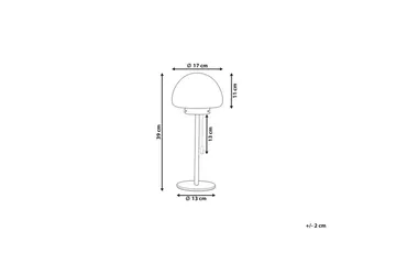 Icaria Bordslampa 39 cm E27 - Silver/Vit - Belysning - Inomhusbelysning & lampor - Fönsterlampor & fönsterbelysning - Fönsterlampa på fot