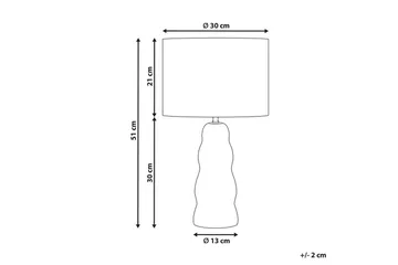 Incantata Bordslampa 51 cm E27 - Beige - Belysning - Inomhusbelysning & lampor - Fönsterlampor & fönsterbelysning - Fönsterlampa på fot