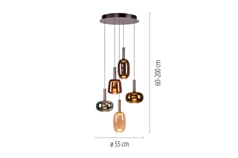 Irides Paul Neuhaus Taklampa - Multicolored - Belysning - Inomhusbelysning & lampor - Fönsterlampor & fönsterbelysning - Fönsterlampa hängande