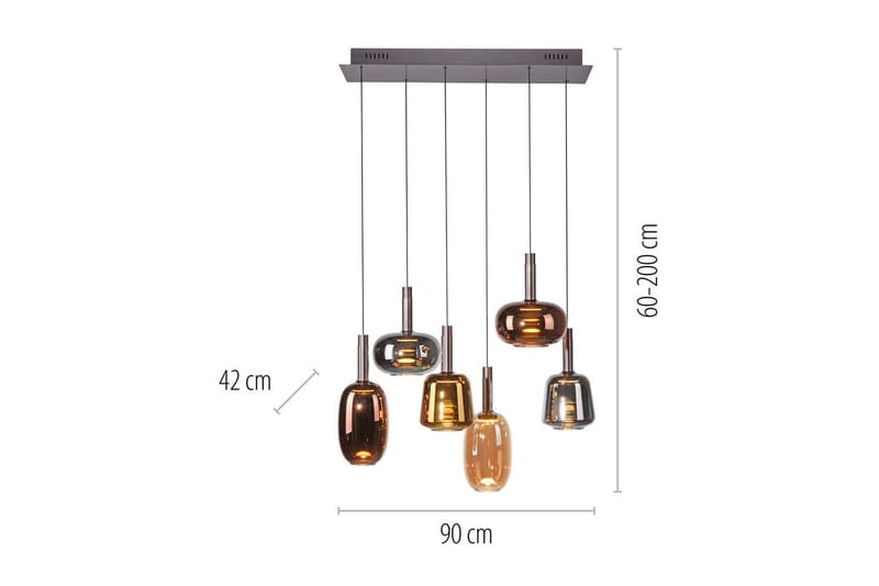 Irides Paul Neuhaus Taklampa - Multicolored - Belysning - Inomhusbelysning & lampor - Fönsterlampor & fönsterbelysning - Fönsterlampa hängande