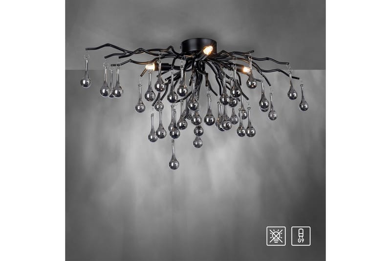 Istapp Paul Neuhaus Taklampa - Black - Belysning - Inomhusbelysning & lampor - Fönsterlampor & fönsterbelysning - Fönsterlampa hängande