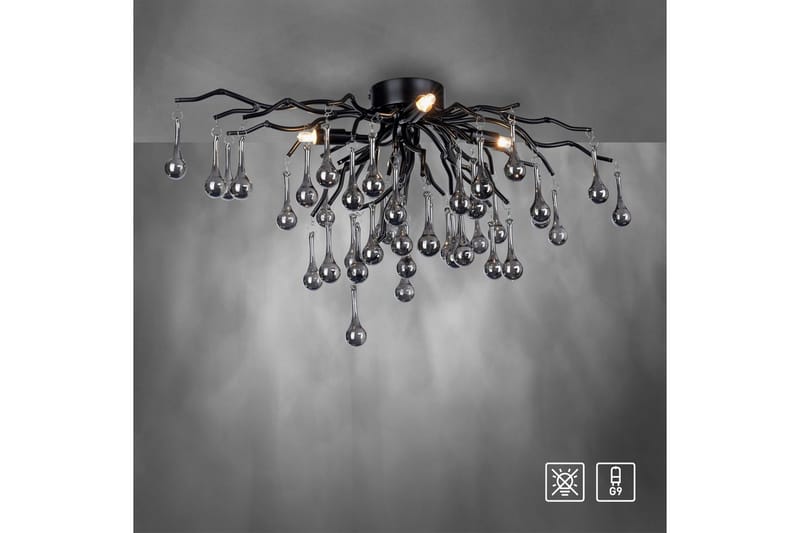 Istapp Paul Neuhaus Taklampa - Black - Belysning - Inomhusbelysning & lampor - Fönsterlampor & fönsterbelysning - Fönsterlampa hängande