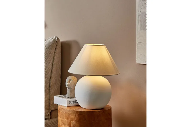 Kinalada Bordslampa 41 cm E27 - Off White - Belysning - Inomhusbelysning & lampor - Fönsterlampor & fönsterbelysning - Fönsterlampa på fot
