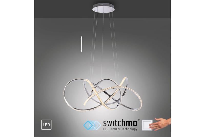 Kiribi Paul Neuhaus Taklampa - Chrome - Belysning - Inomhusbelysning & lampor - Fönsterlampor & fönsterbelysning - Fönsterlampa hängande