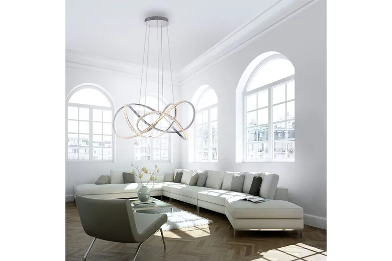 Kiribi Paul Neuhaus Taklampa - Chrome - Belysning - Inomhusbelysning & lampor - Fönsterlampor & fönsterbelysning - Fönsterlampa hängande