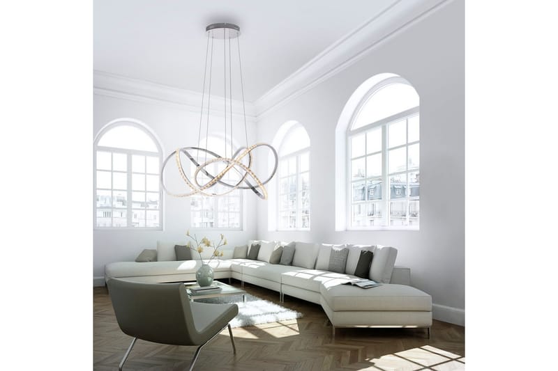 Kiribi Paul Neuhaus Taklampa - Chrome - Belysning - Inomhusbelysning & lampor - Fönsterlampor & fönsterbelysning - Fönsterlampa hängande