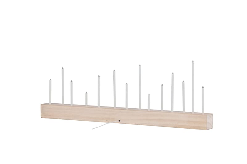Kungsberget Adventsljusstake 24 cm - Whitewash - Belysning - Inomhusbelysning & lampor - Fönsterlampor & fönsterbelysning - Fönsterlampa på fot
